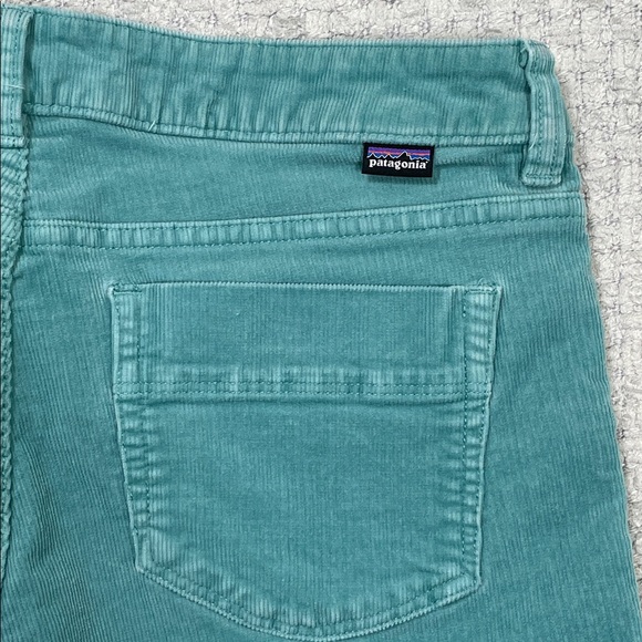 Womens Patagonia Turquoise Corduroy Pants Style #55060 Organic Cotton Size 28 - Picture 6 of 15